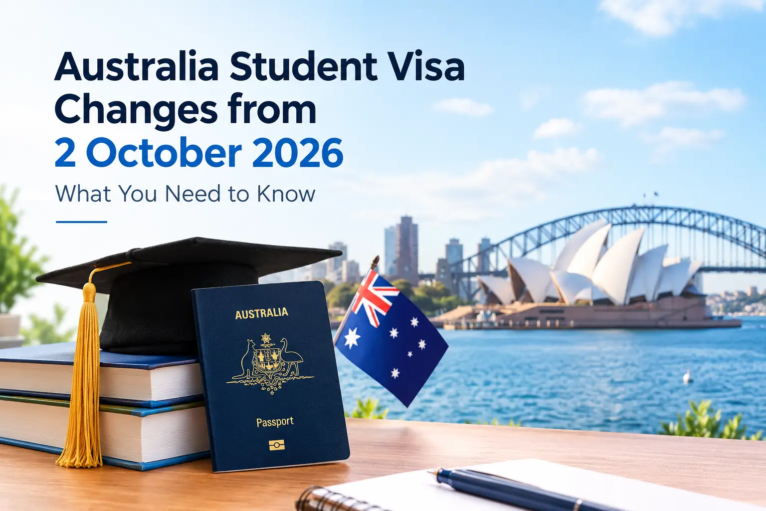 Australia Student Visa Changes from 2 October 2026